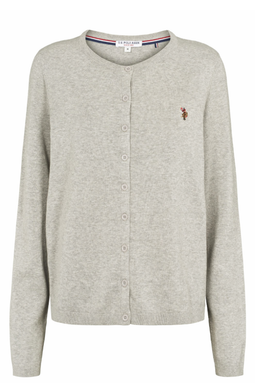 U.S. POLO ASSN. Women Knit Cardigan Kimmi Grey