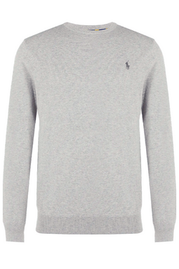 Ralph Lauren Pima Knit Pullover Grey