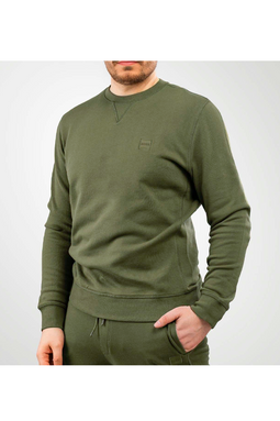 Hugo Boss Patch Logo Sweatshirt Green