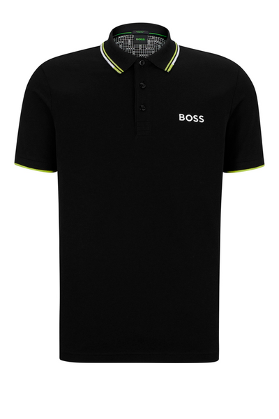 Hugo Boss Paddy Pro Contrast Polo Black – Luxivo