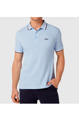 Hugo Boss Contrast Paddy Polo Clear Blue