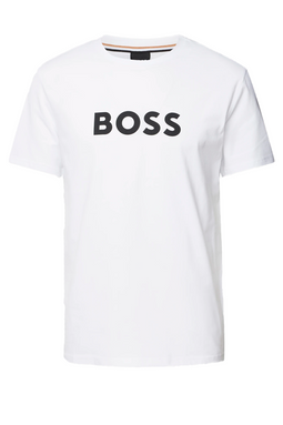 Hugo Boss Big Contrast Logo Tee White