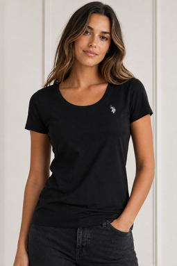 U.S. POLO ASSN. Women T-shirt Amy Black