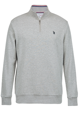 U.S. POLO ASSN. Half-Zip Pullover Kurt Grey