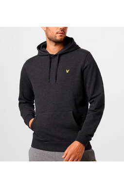 Lyle & Scott Logo Hoodie Charcoal