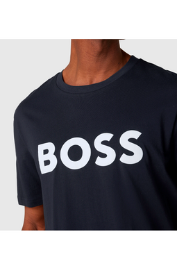 Hugo Boss Thinking Logo Tee Navy