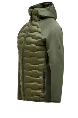 Peak Performance Argon Hybrid Hooded Jacket Pine