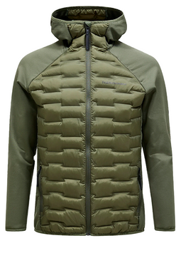Peak Performance Argon Hybrid Hooded Jacket Pine