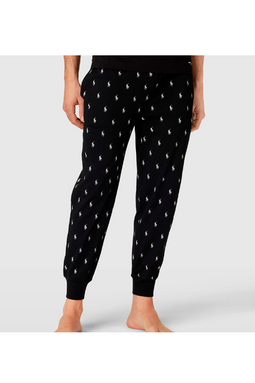 Ralph Lauren Liquid Signature Dot Pants Black