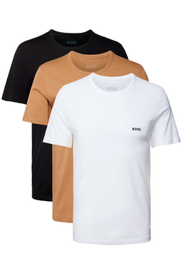 Hugo Boss 3-Pack Regular T-shirt Sand