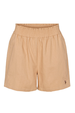 U.S. POLO ASSN. Women Linen Shorts Cornelia Sand