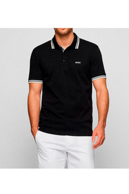 Hugo Boss Contrast Paddy Polo Black