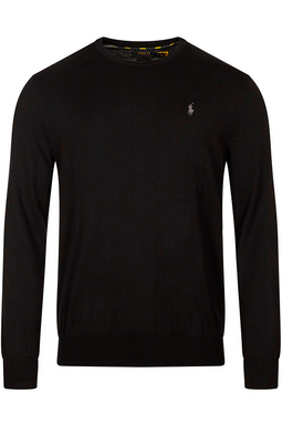 Ralph Lauren Pima Knit Pullover Black