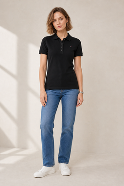 Tommy Hilfiger Women Polo Classic 1985 Black