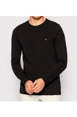 Tommy Hilfiger Slim L/S Tee Black