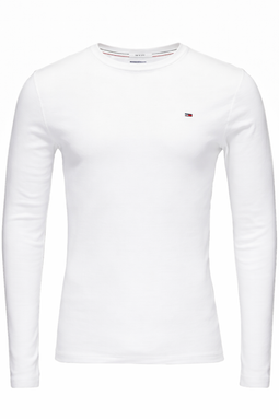 Tommy Hilfiger Logo L/S Tee White