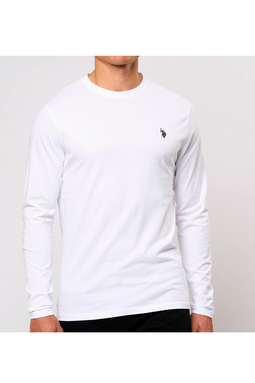 U.S. POLO ASSN. T-shirt LS Brolin White