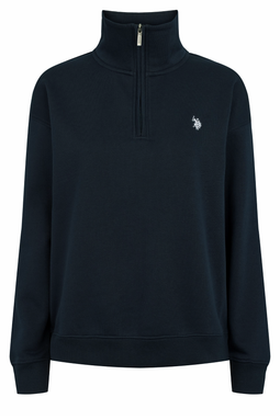 U.S. POLO ASSN. Women Katie Half-Zip Sweatshirt Navy