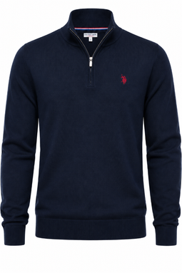 U.S. POLO ASSN. Half-Zip Knit Brison Navy