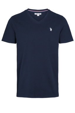 U.S. POLO ASSN. V-Neck T-shirt Cem Navy