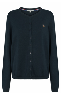 U.S. POLO ASSN. Women Knit Cardigan Kimmi Navy