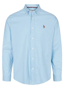 U.S. POLO ASSN. Shirt Flex Calvert Light Blue