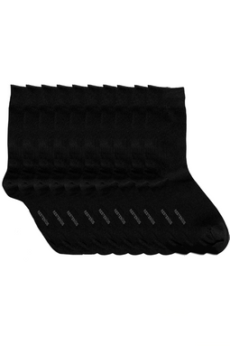 Resteröds 10-Pack Bamboo Socks Black