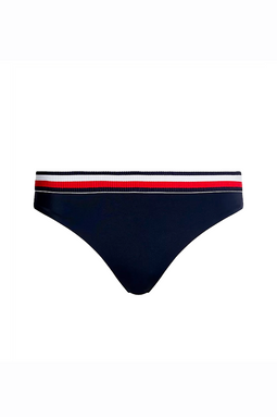 Tommy Hilfiger Women Ribbed Bikini Bottom Navy - Luxivo 