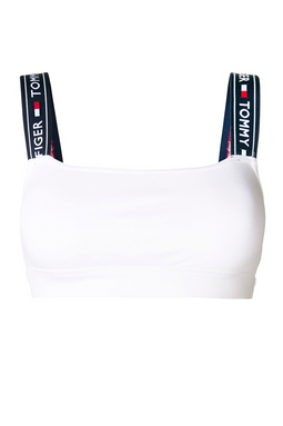 Tommy Hilfiger Women Authentic Logo Bralette White - Luxivo 
