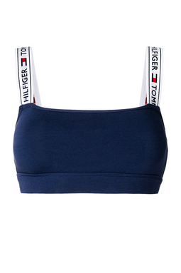 Tommy Hilfiger Women Authentic Logo Bralette Navy - Luxivo 