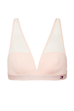 Tommy Hilfiger Women Padded Triangle Bralette Pale - Luxivo 