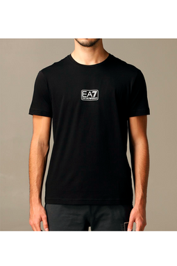 Armani EA7 Box Logo S/S Tee Black