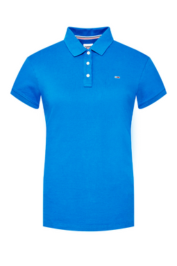 Tommy Hilfiger Women Slim Fit Polo Blue - Luxivo 