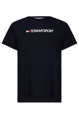 Tommy Hilfiger Women Sport Tee Navy - Luxivo 
