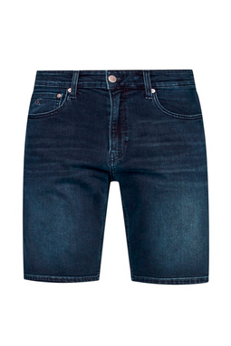 Calvin Klein Slim Signature Shorts Dark Denim - Luxivo 