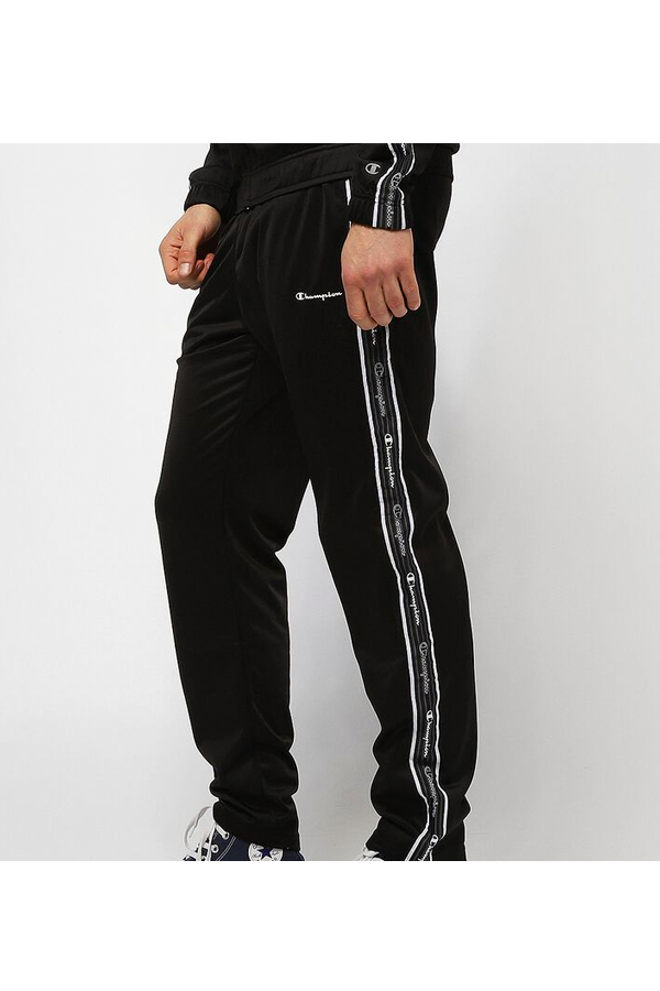 Champion Tape Track Pants Black Luxivo