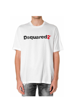 Dsquared2 Drip Logo Tee White