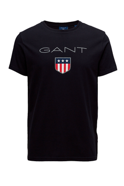 GANT Shield Logo Regular Tee Black