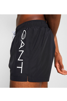 GANT Swim Shorts Side Logo Black