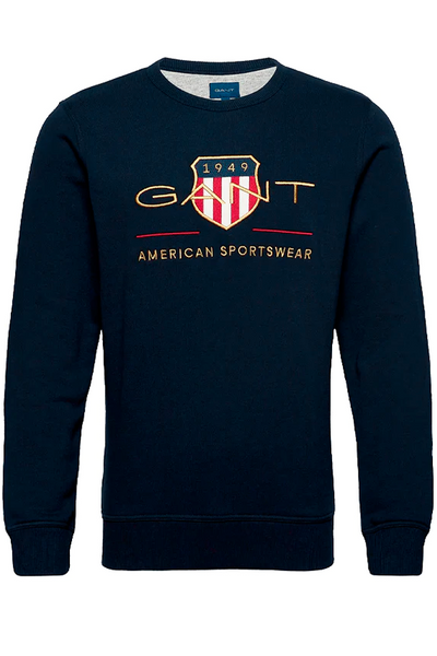 Gant gold top logo sweatshirt