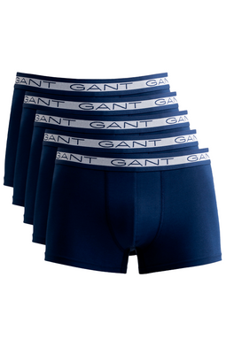 GANT 5-Pack Trunks Cotton Stretch Navy