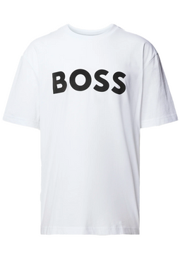 Hugo Boss Tee Logo Print White