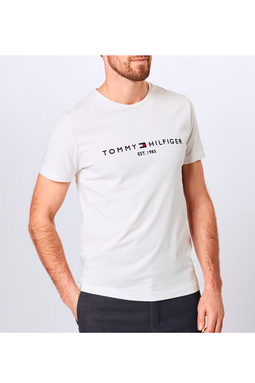 Tommy Hilfiger Organic Logo Tee White