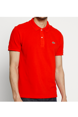 Lacoste Slim S/S Polo Piké Corrida Red