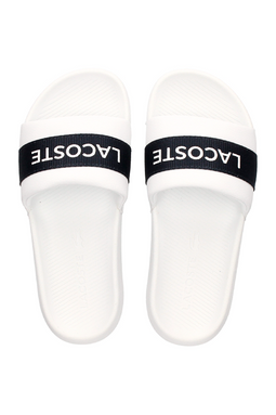Lacoste Women Logo Slides White