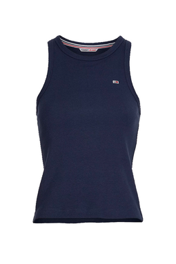 Tommy Hilfiger Women Rib Tank Top Navy