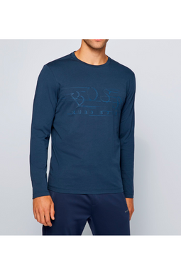 Hugo Boss Big Logo L/S Tee Navy