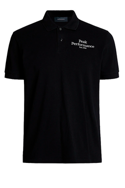 Peak Performance Essential Logo Polo Black