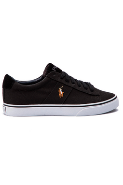 Ralph Lauren Canvas Sneaker Black - Luxivo 