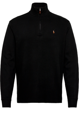 Ralph Lauren 1/4 Zip Logo Pullover Black